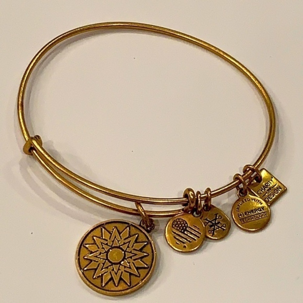 Alex and ani gold tone medallion 2016 sun